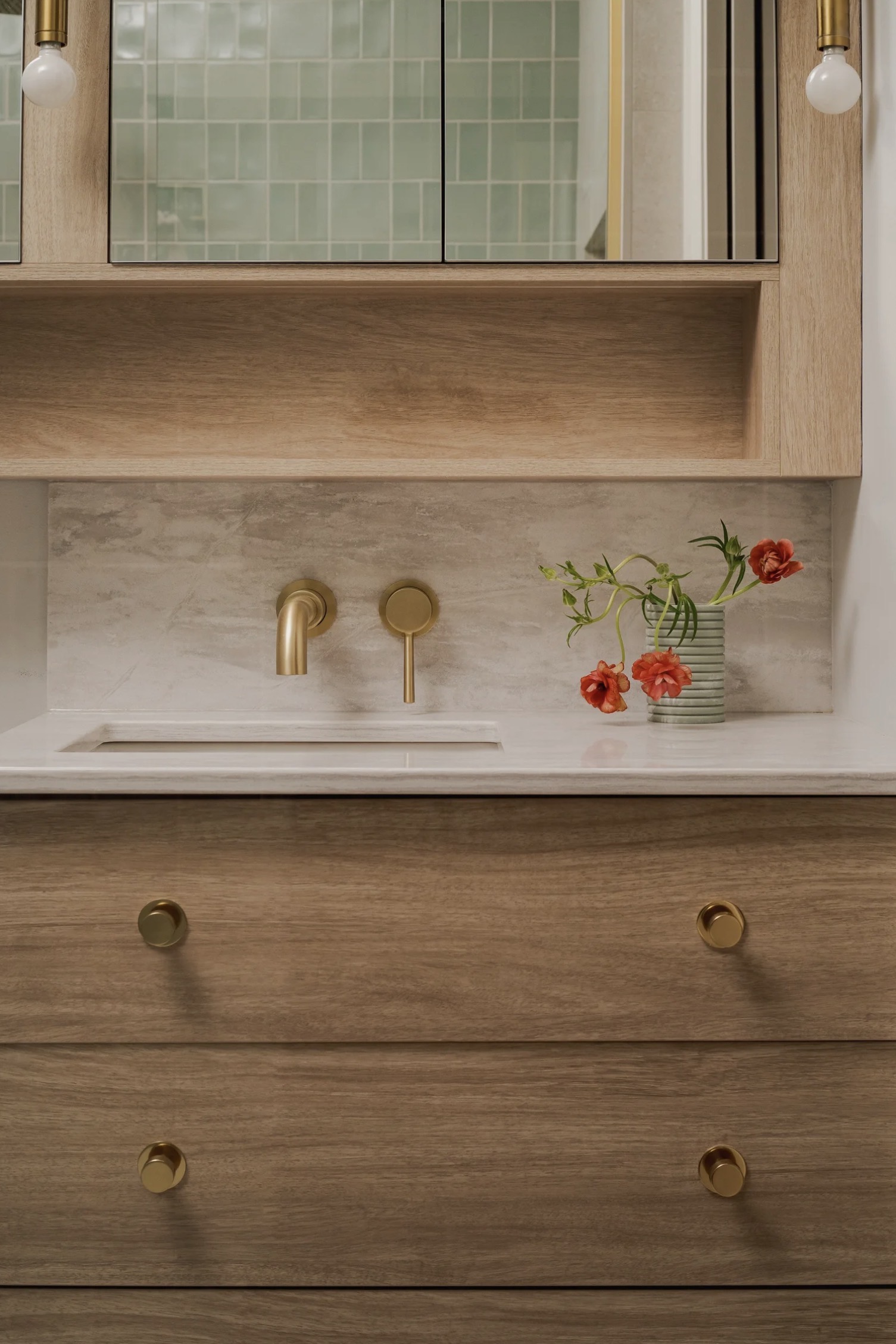 Cabinet drawer detail